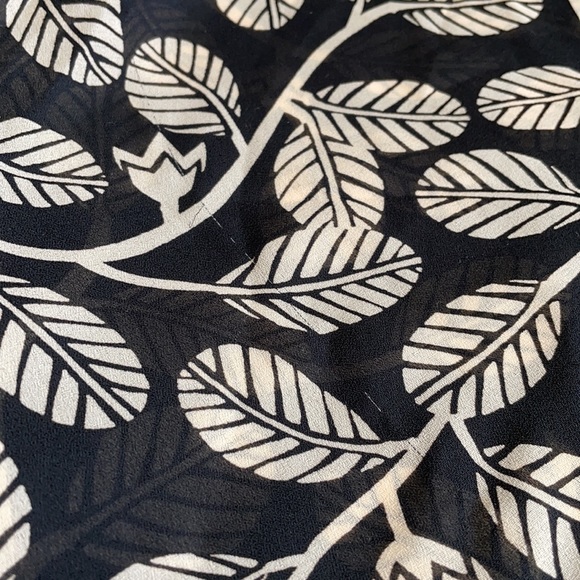 Vintage Josie by Natori Set Slip & Wrap Robe Night Dress Leaf Vine print size S - Picture 7 of 11